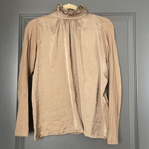Camel beige blouse